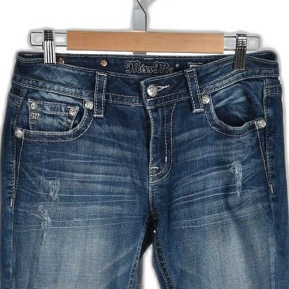 Miss Me Blue Flare & Wide Leg Jeans - Picture 4 of 4